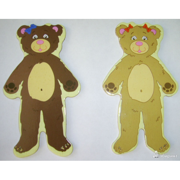 Настольная игра Tukzar Одеваем медвежонка магнитная доска - фото 2 - id-p185028880