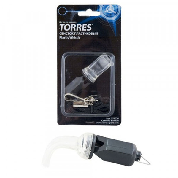 Свисток Torres пластиковый без шарика черный - фото 2 - id-p185028917