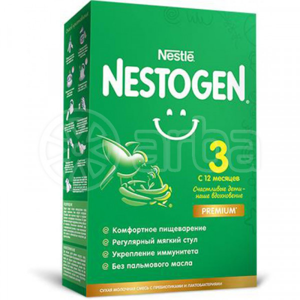 Смесь Nestle Nestogen 3 Premium молочная 600г - фото 3 - id-p131003606