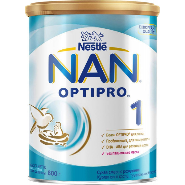 Смесь Nestle NAN 1 OPTIPRO молочная 800г - фото 2 - id-p133043241