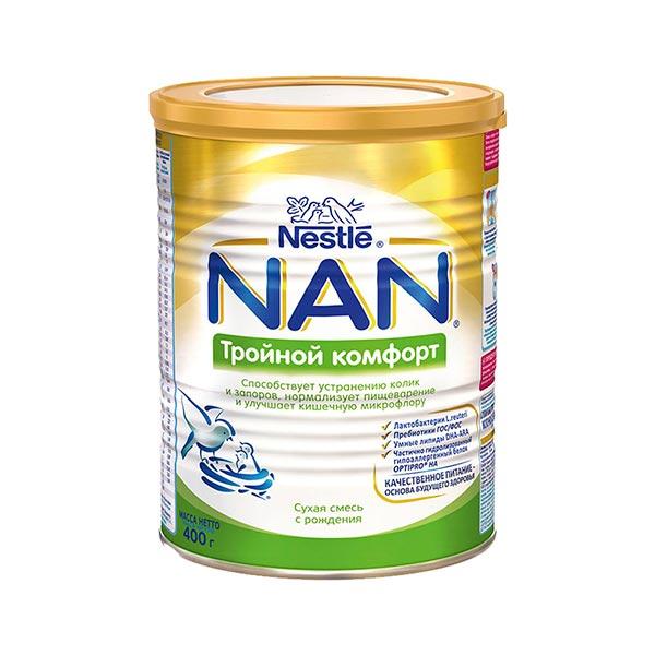 Смесь Nestle NAN тройной комфорт 400г - фото 3 - id-p224955070