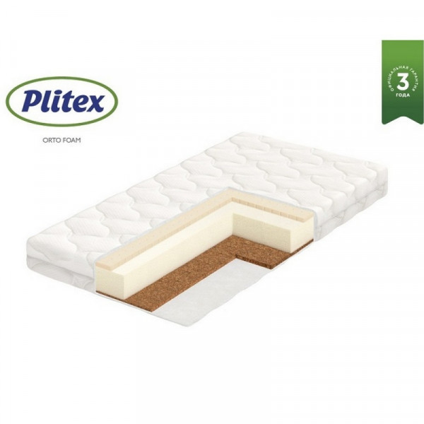 Матрас Plitex Orto Foam 160х70х12см - фото 2 - id-p160754534