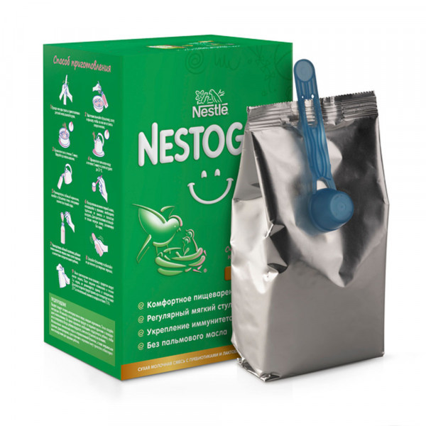Смесь Nestle Nestogen 2 Premium молочная 600г - фото 8 - id-p131003607
