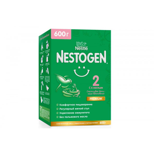 Смесь Nestle Nestogen 2 Premium молочная 600г - фото 9 - id-p131003607