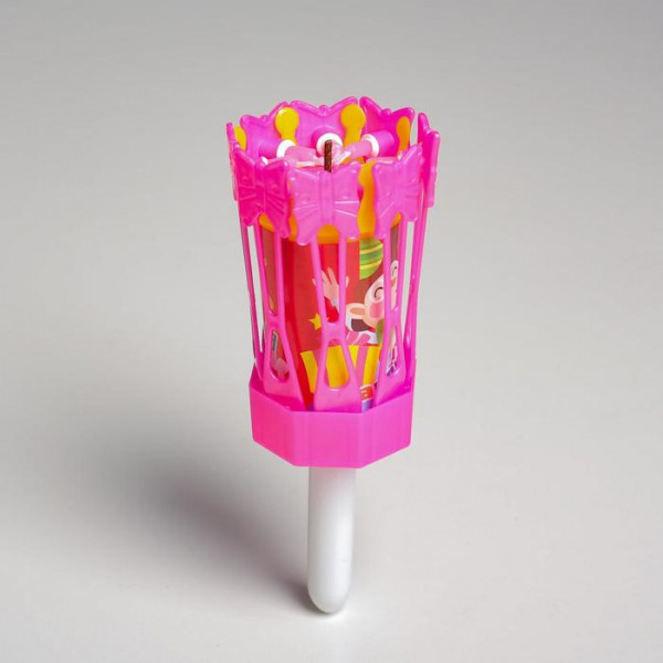Свеча музыкальная Цветок розовая 15?5см - фото 3 - id-p133043391