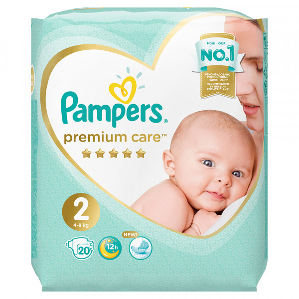 Подгузники Pampers Premium Care 2 (4-8кг) 20шт - фото 2 - id-p119997509