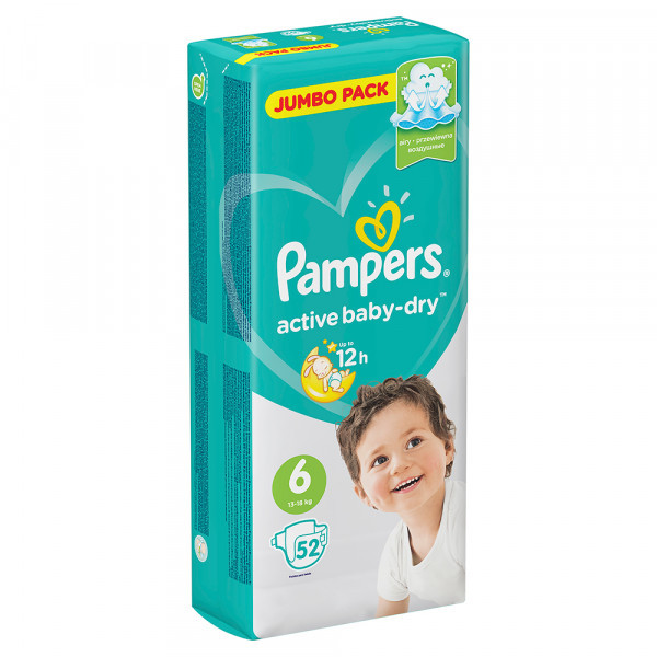 Подгузники Pampers Active Baby 6 (13-18кг) 52шт - фото 3 - id-p119997633