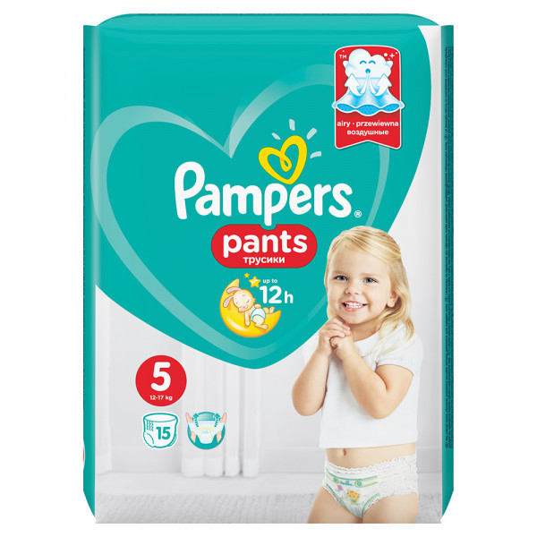 Подгузники-трусики Pampers Pants 5 (12-17кг) 15шт - фото 2 - id-p119997680