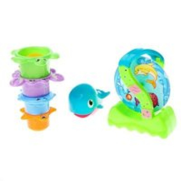 Игрушка для ванны Baby mix пластиковая Рыбки (на листе) - фото 2 - id-p155806642
