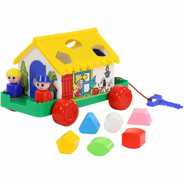 Развивающая игрушка-сортер Полесье Игровой дом (в сеточке) - фото 4 - id-p226161937