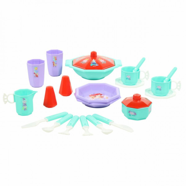 Набор детской посуды Полесье Disney Принцесса Ариэль Готовим вместе - фото 4 - id-p173813768