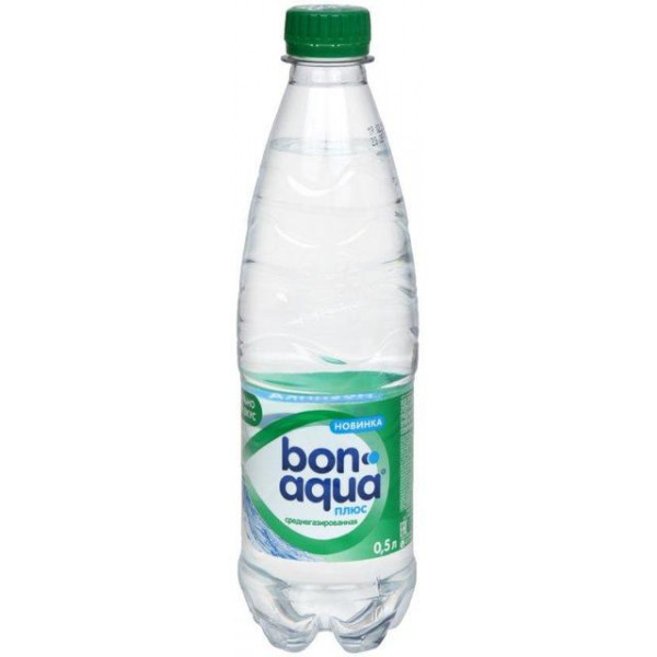 Вода BonAqua плюс среднегазированная 0,5л - фото 4 - id-p208363867