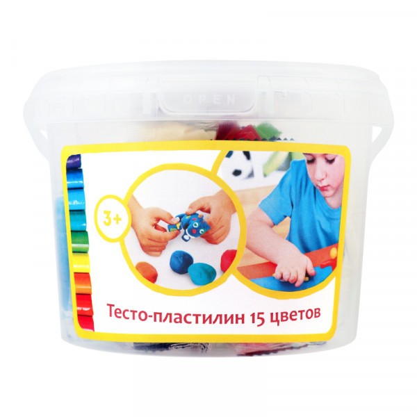 Тесто-пластилин Genio Kids 15цв - фото 4 - id-p197276163