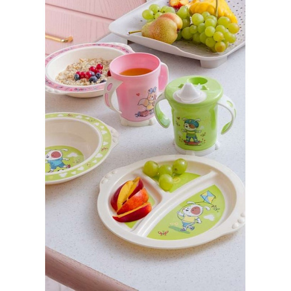 Чашка для сухих завтраков Пластишка с декором розовый 270мл 18+ - фото 2 - id-p133043005