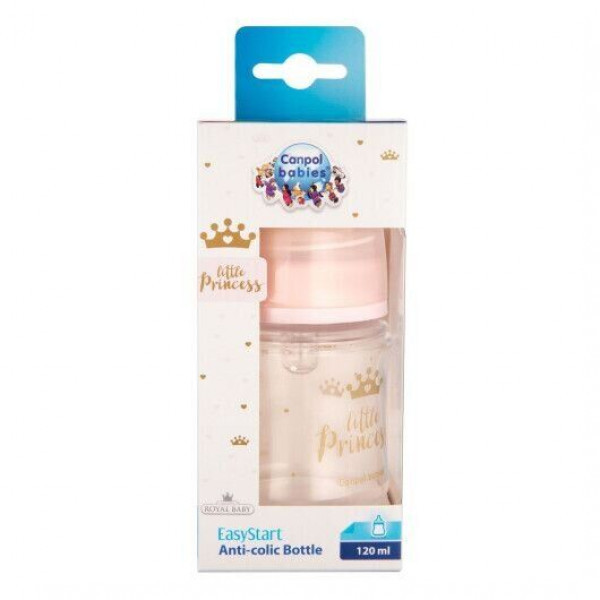 Бутылочка Canpol Little Princess пластиковая, розовая, 120мл - фото 2 - id-p141730609
