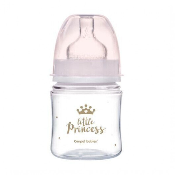 Бутылочка Canpol Little Princess пластиковая, розовая, 120мл - фото 3 - id-p141730609