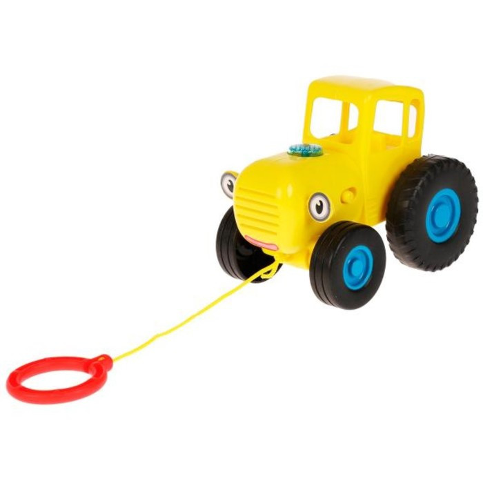 Музыкальная игрушка «Синий Трактор. Каталка», 30 песен, загадок и звуков, цвет желтый - фото 2 - id-p226563977