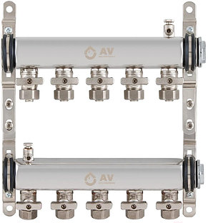 Коллекторная группа ave134 5 выходов AV ENGINEERING AVE13400105, фото 2