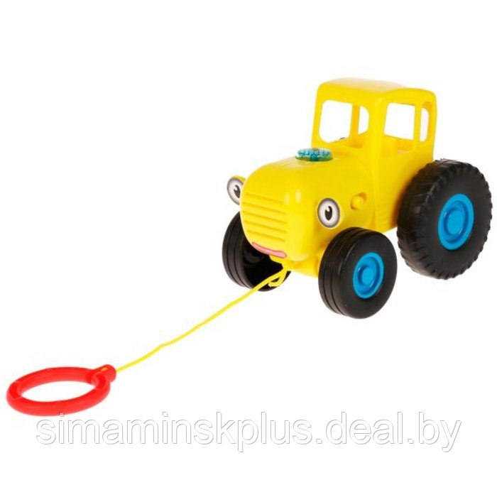 Музыкальная игрушка «Синий Трактор. Каталка», 30 песен, загадок и звуков, цвет желтый - фото 2 - id-p226564186