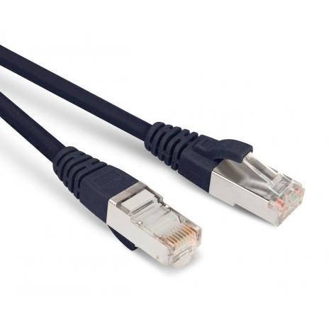 Hyperline PC-LPM-STP-RJ45-RJ45-C5e-0.5M-LSZH-BK Патч-корд F/­UTP, экранированный, Cat.5e, LSZH, 0.5 м, черный - фото 1 - id-p226564268