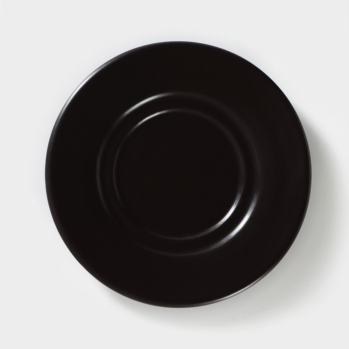 Чайная пара Carbone: чашка 200 мл, h=6,5 см, блюдце d=15,3 см, цвет чёрный - фото 5 - id-p226564349