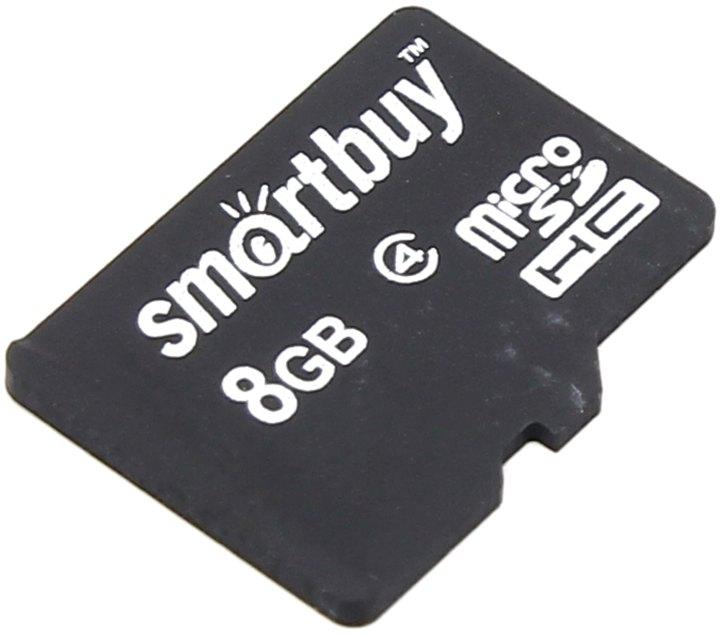 Карта памяти SmartBuy SB8GBSDCL4-00 microSDHC 8Gb Class4 - фото 1 - id-p226564357