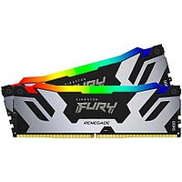 Модуль памяти Kingston 48GB DDR5 7200 FURY Renegade Silver/Black RGB XMP Non-ECC Unbuffered DIMM (Kit 2*24gb)