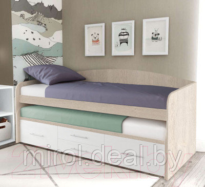 Двухъярусная выдвижная кровать Артём-Мебель СН 108.02 - фото 2 - id-p226565836