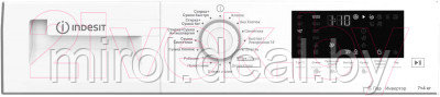 Стирально-сушильная машина Indesit WDS 7428 C7S VW - фото 5 - id-p226567836