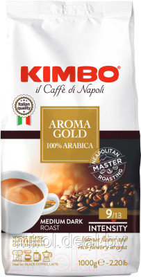 Кофе в зернах Kimbo Aroma Gold Arabica / 014086 - фото 1 - id-p226567649