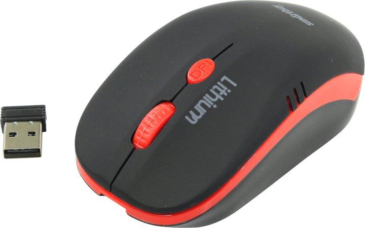 Манипулятор SmartBuy One Wireless Optical Mouse SBM-344CAG-KR (RTL) USB 4btn+Roll беспроводная - фото 1 - id-p226564432