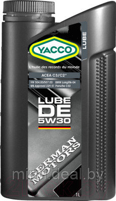 Моторное масло Yacco Lube DE 5W30 - фото 1 - id-p226567370
