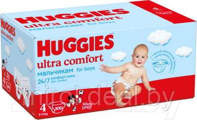 Подгузники детские Huggies Ultra Comfort 4 Disney Box Boy - фото 2 - id-p226568412