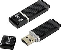 Накопитель SmartBuy Quartz SB16GBQZ-K USB2.0 Flash Drive 16Gb (RTL)