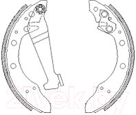 Тормозные колодки Stellox 057100SX