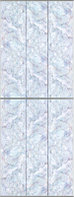 Экран-дверка Comfort Alumin Group Плитка голубая 83x200