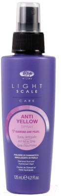 Тонирующий спрей для волос Lisap Light Scale для нейтрализации желтизны осветленных и седых волос - фото 1 - id-p226572864