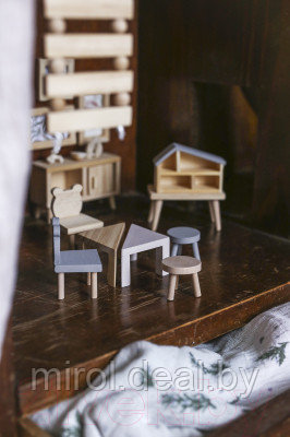 Комплект аксессуаров для кукольного домика Lundby Стол и стулья / LB-60906400 - фото 5 - id-p226573709