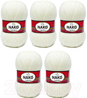 Набор пряжи для вязания Nako Nakolen 49% шерсть, 51% акрил / 300
