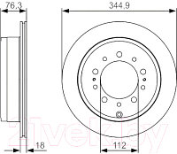 Тормозной диск Bosch 0986479R32