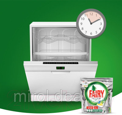 Капсулы для посудомоечных машин Fairy Platinum All in One лимон - фото 6 - id-p226574297