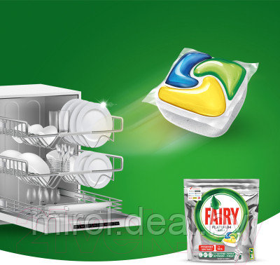 Капсулы для посудомоечных машин Fairy Platinum All in One лимон - фото 7 - id-p226574297