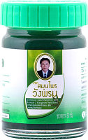 Бальзам для тела Wang Prom Зеленый тайский охлаждающий c экстрактом барлерии