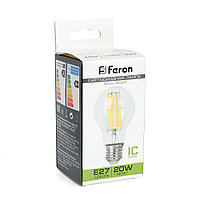 Лампа светодиодная Feron LB-620 Шар E27 20W 175-265V 4000K 38246
