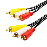 Шнур 3RCA-3RCA 1,2m ATCOM (AT7267)