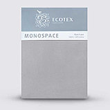 Простыня 1,5 сп. 150*215 темно-серая сатин Моноспейс ECOTEX, фото 2