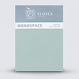 Простыня 1,5 сп. 150*215 нежно-голубая сатин Моноспейс ECOTEX, фото 2