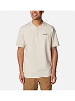 Футболка мужская Columbia Landroamer Short Sleeve Henley II бежевый 2074361-278