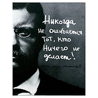 Картина на холсте "Цитата Рузвельта" 38х48 см