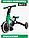T801 Детский велосипед беговел 2в1 Delanit, съемные педали, зеленый, Trimily, фото 3